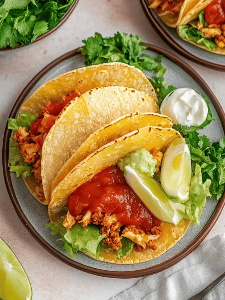 Crispy Baked Ground Chicken Tacos Your Family Will Love